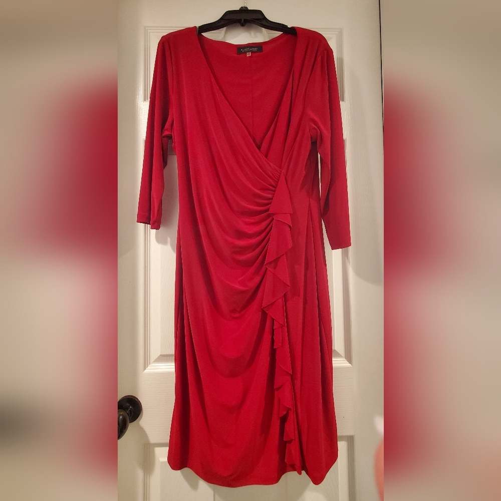 BLACK LABEL by Evan-Picone Red Dress